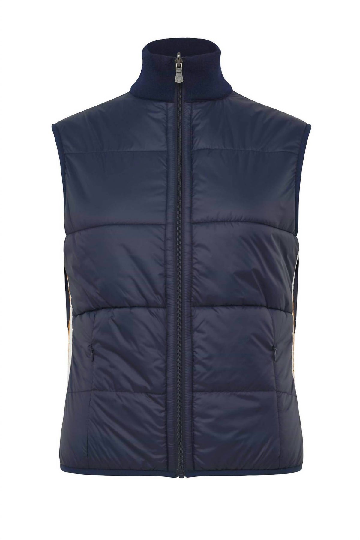 Anatomie - Terry Nylon Sweater Vest With Stripe