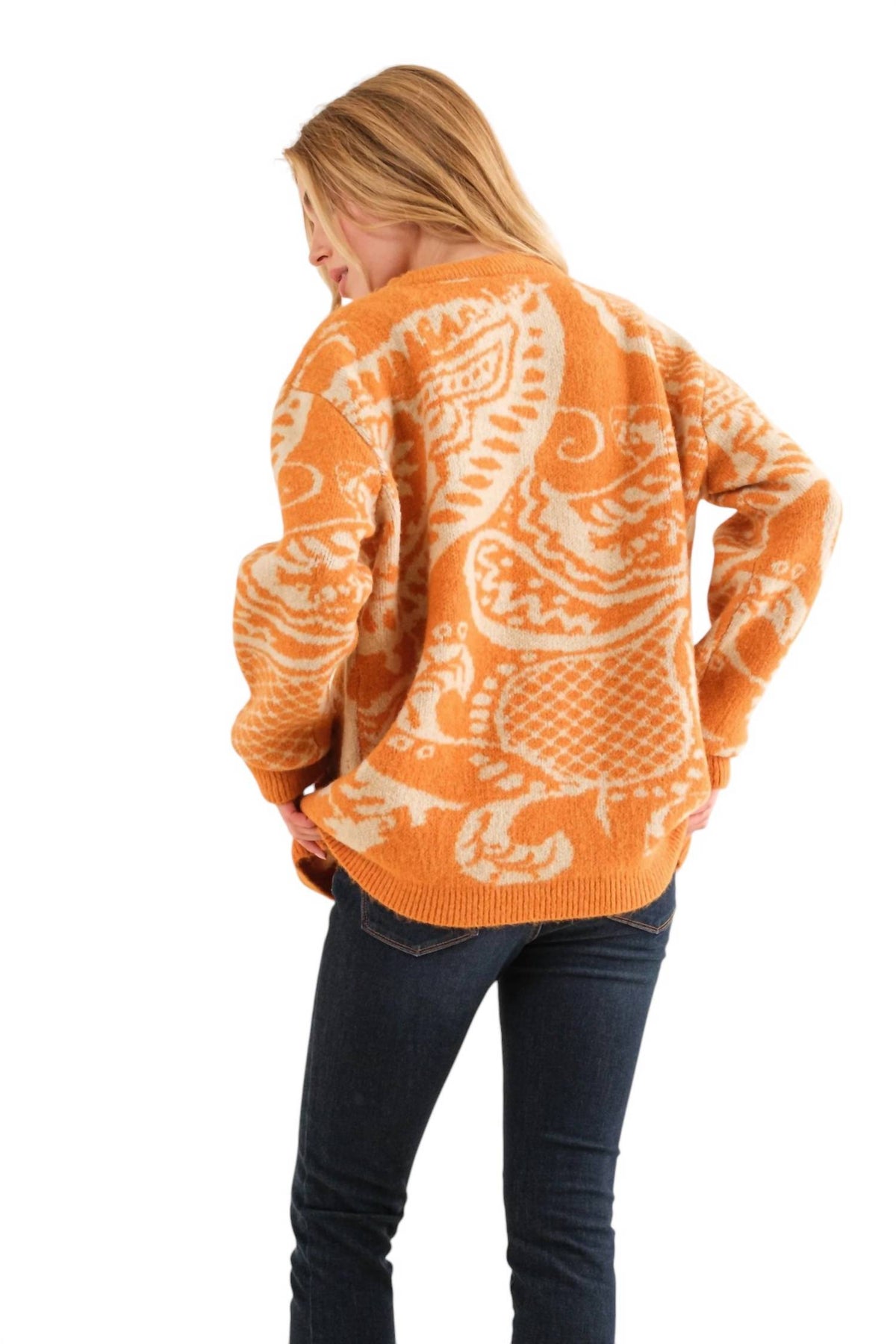 And The Why - By Your Side Paisley Sweater