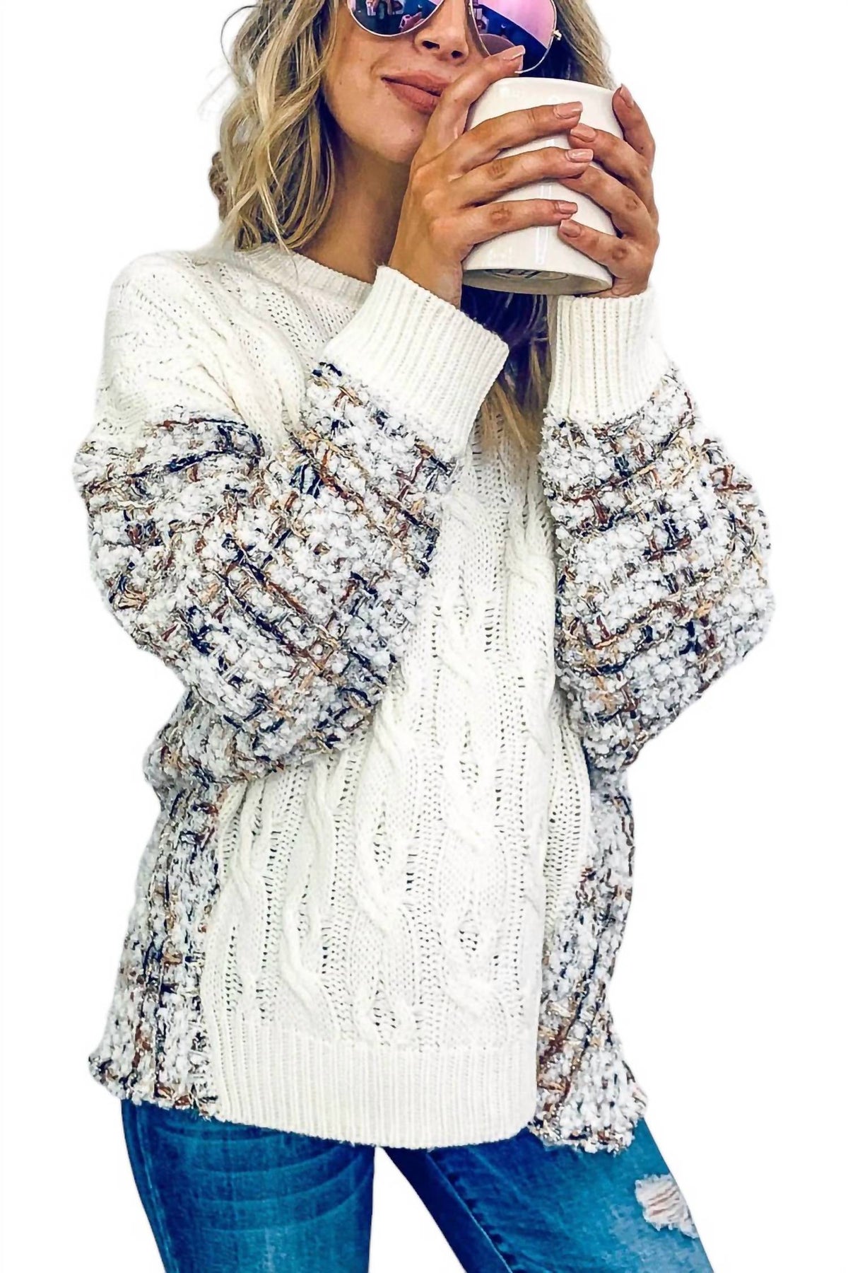 And The Why - Party in the Back Sweater