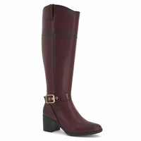 Andrea - Women's Buckled Ankle Strap High Boot