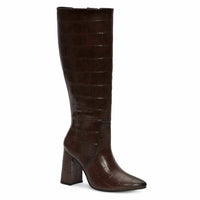 Andrea - Women's Crocodile-embossed High Boot