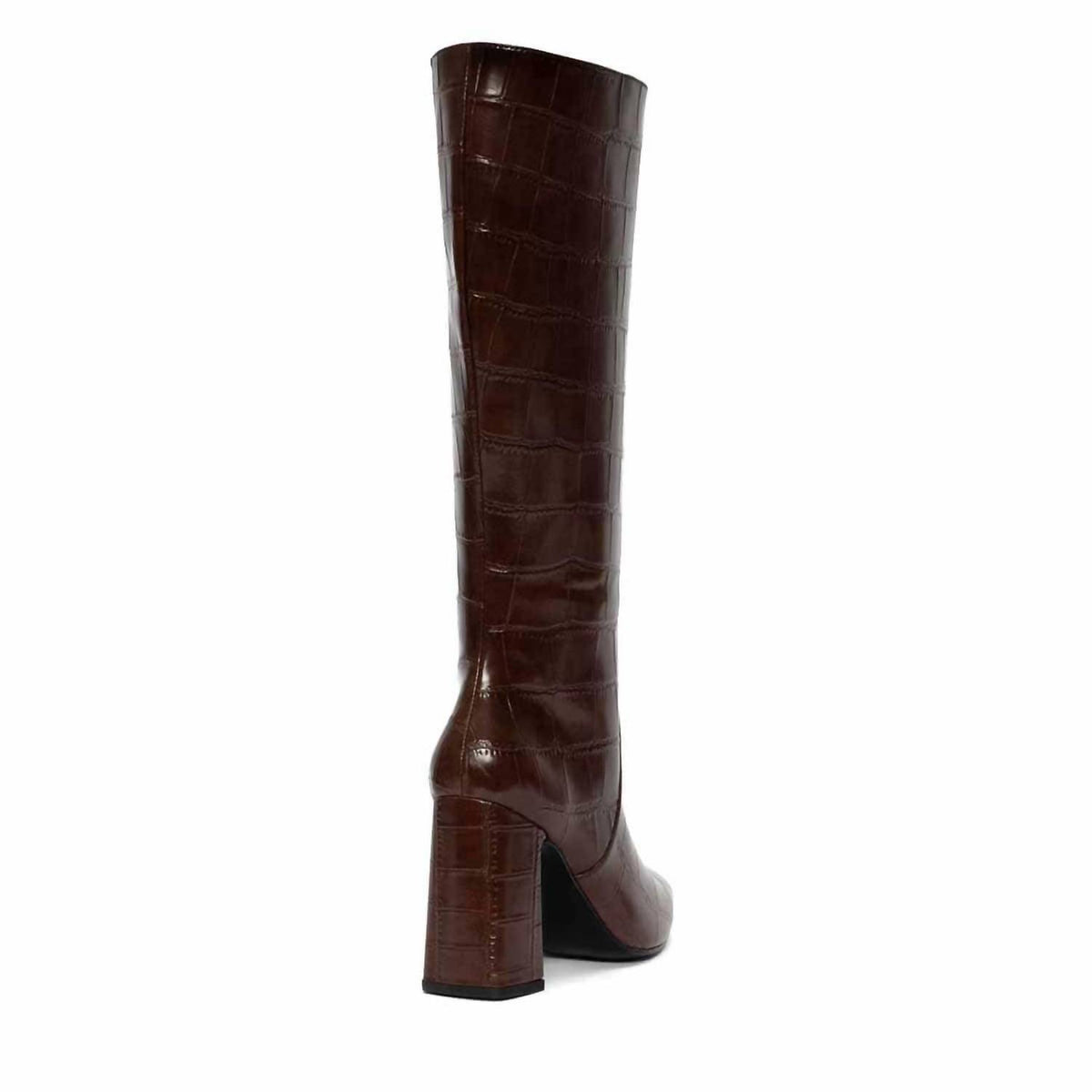 Andrea - Women's Crocodile-embossed High Boot