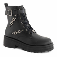 Andrea - Women's Lace-up Combat Boot