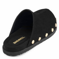 Andrea - Women's Suede Slip-on Clog