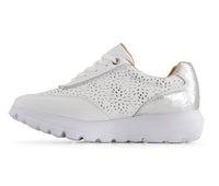 Andrea - Women's Casual Sneakers With Laser Cut Pattern