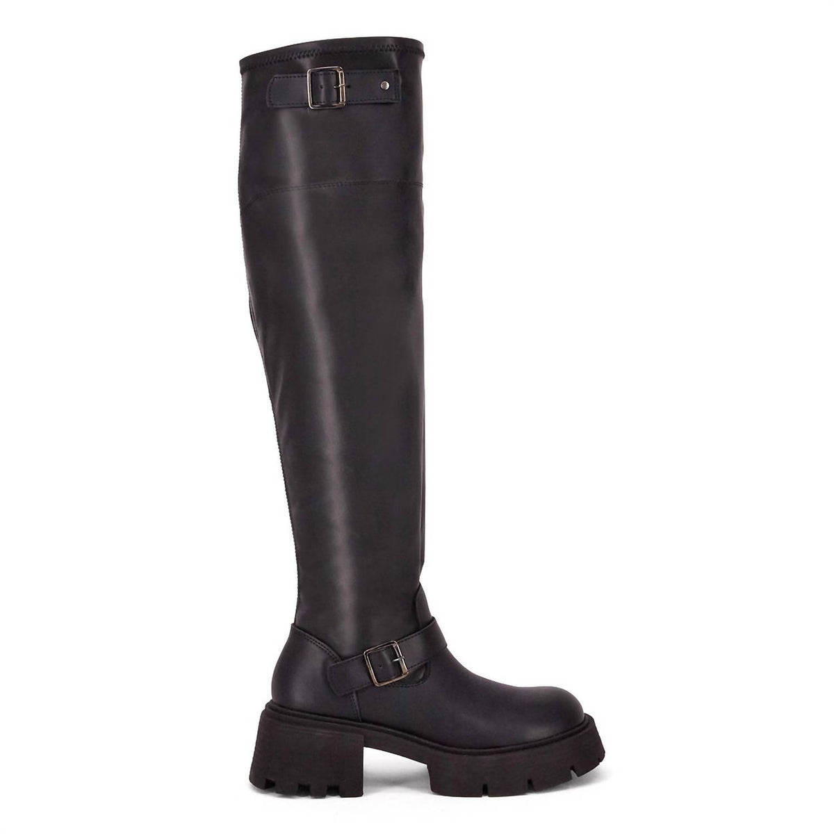 Andrea - Women's Knee High Combat Boots