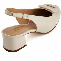 Andrea - Women's Slingback Low Heel Pumps
