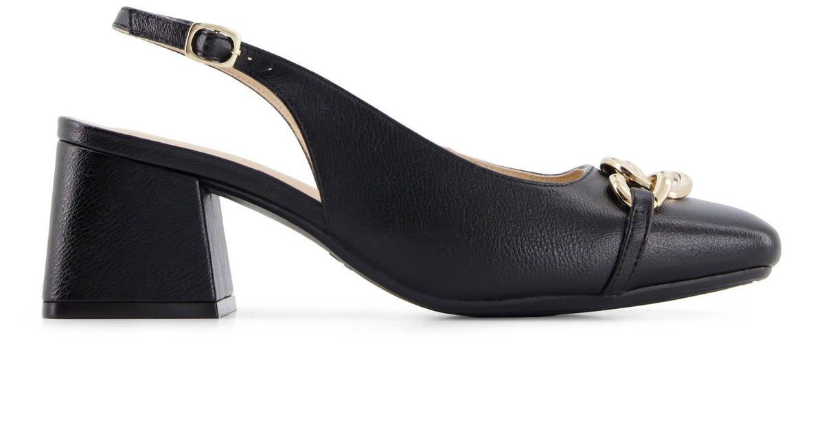 Andrea - Women's Slingback Pumps With Square Toe