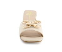 Andrea - Women's Slip On Heeled Sandals