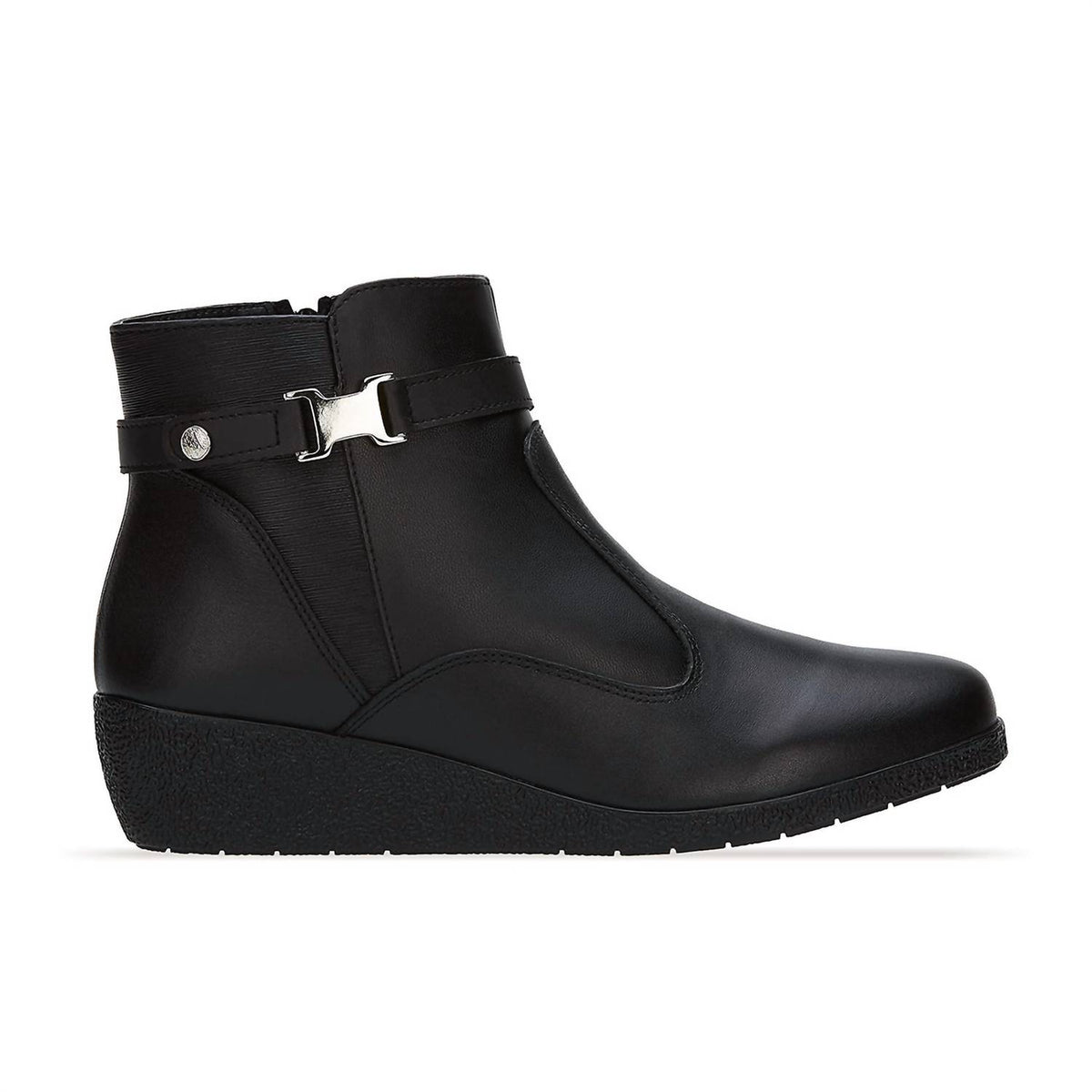 Andrea - Women's Wedge Leather Booties