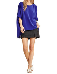Andree By Unit - Dolman Sleeve Poncho Style Top