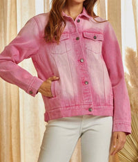 Andree By Unit - Embroidered Denim Jacket