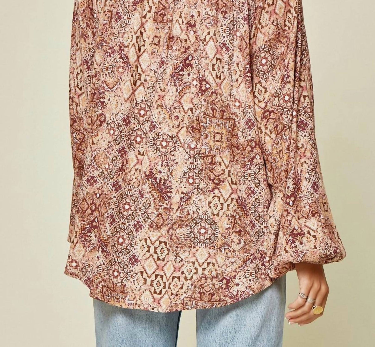 Andree By Unit - Embroidered Peasant Top