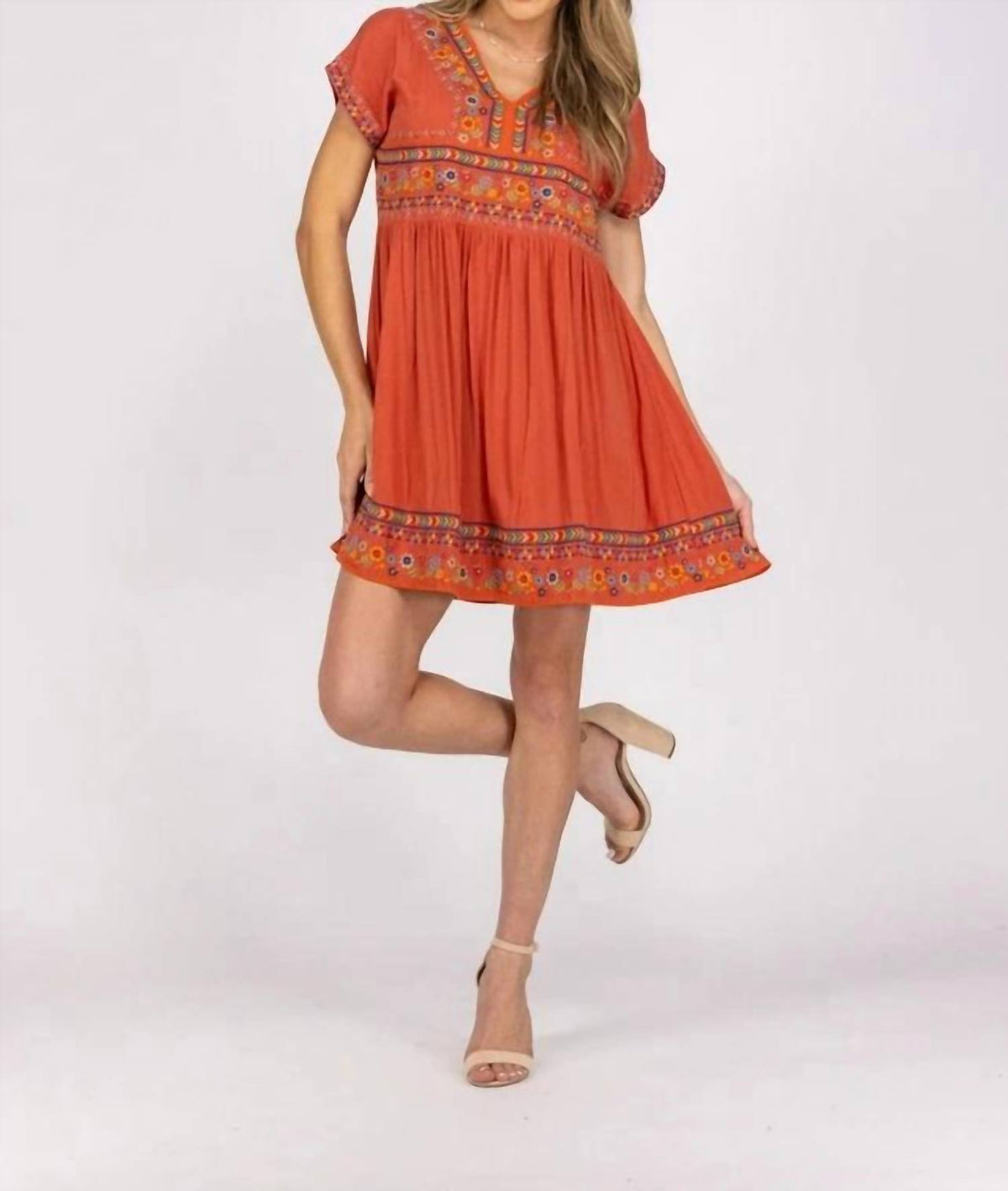 Andree By Unit - Falling For Florals Mini Dress
