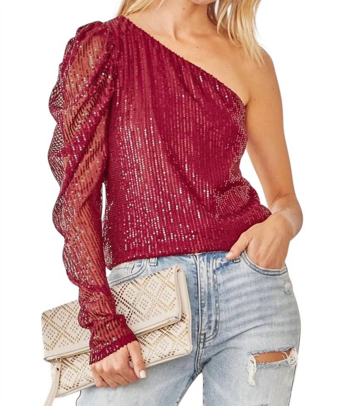 Andree By Unit - Fancy Feels Sequin Top