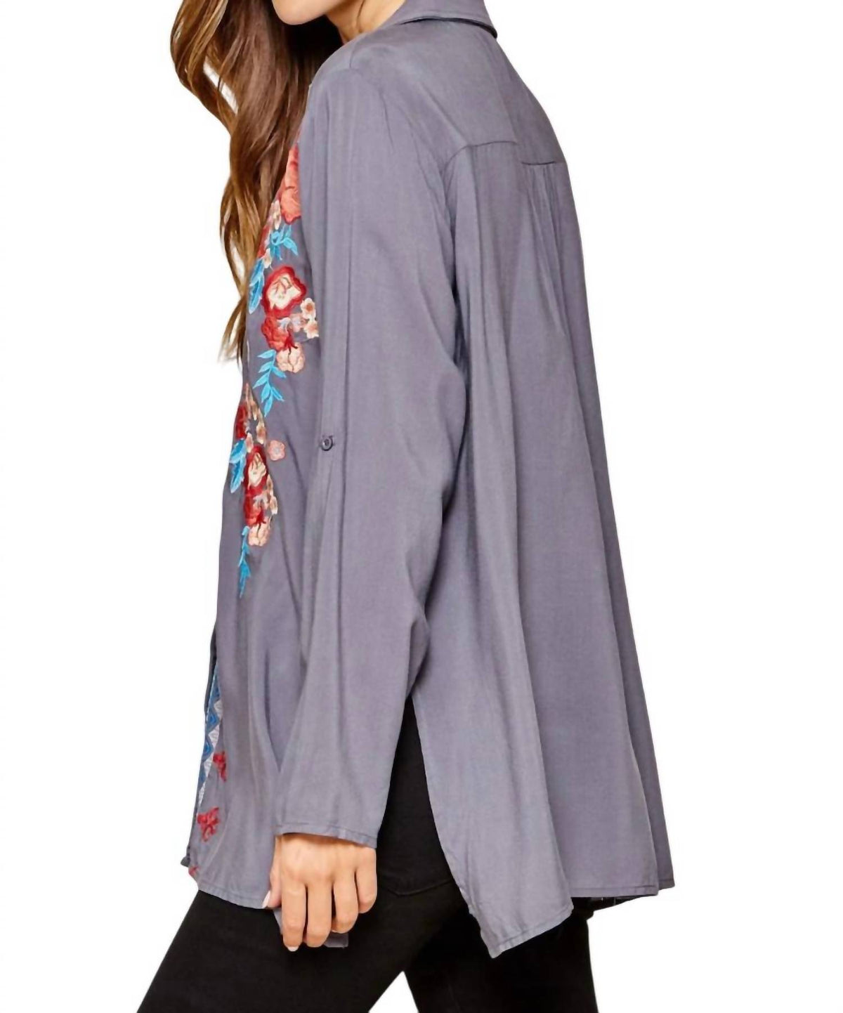 Andree By Unit - Floral Embroidered Tunic