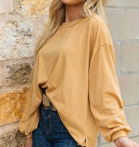 Andree By Unit - Oversized Thermal Tunic Top