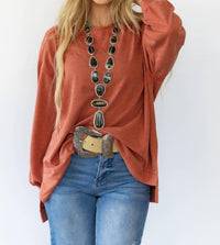 Andree By Unit - Oversized Thermal Tunic Top