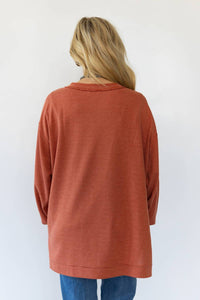 Andree By Unit - Oversized Thermal Tunic Top