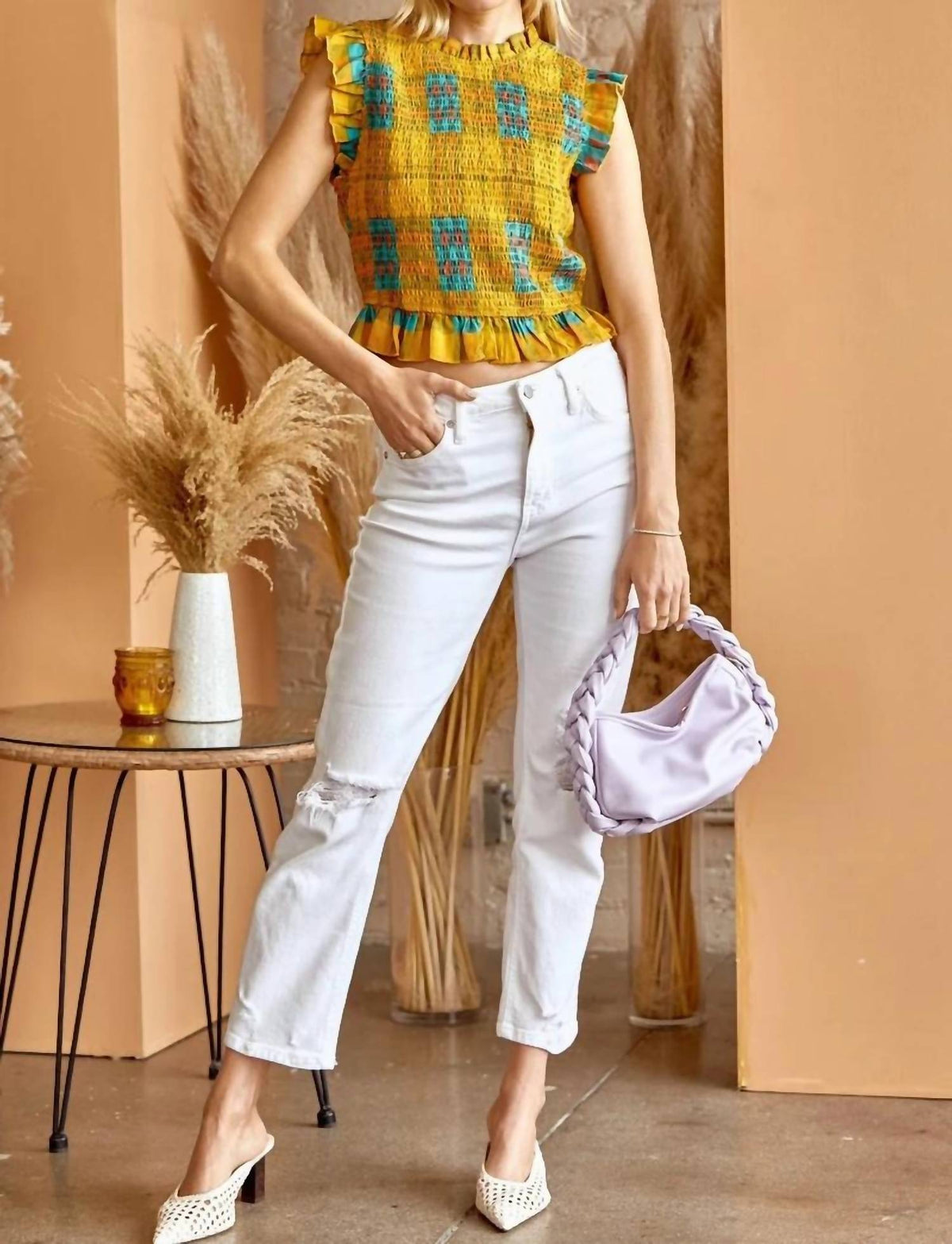 Andree By Unit - Smocked Top