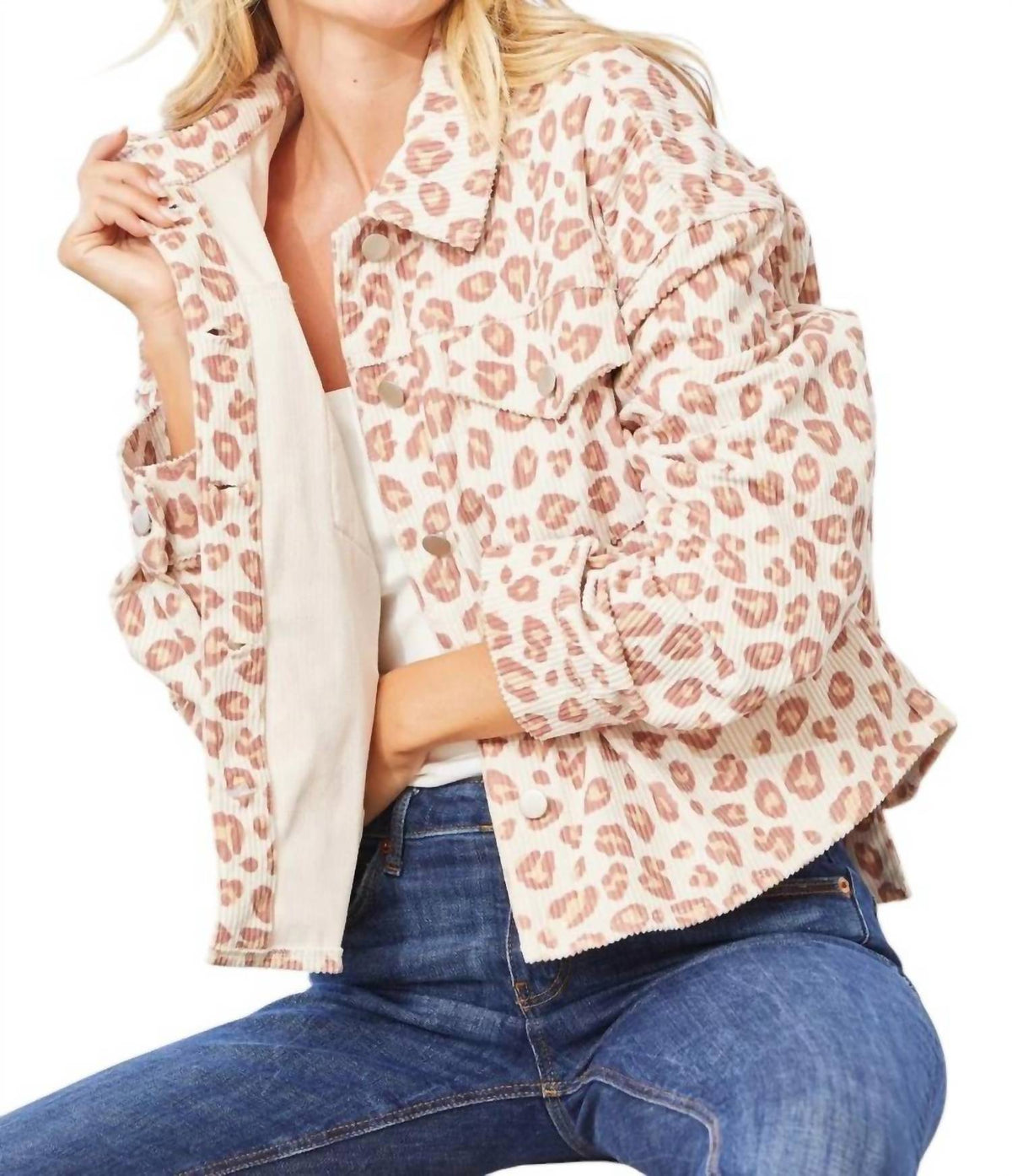 Andree By Unit - Sweet Paradise Leopard Shacket