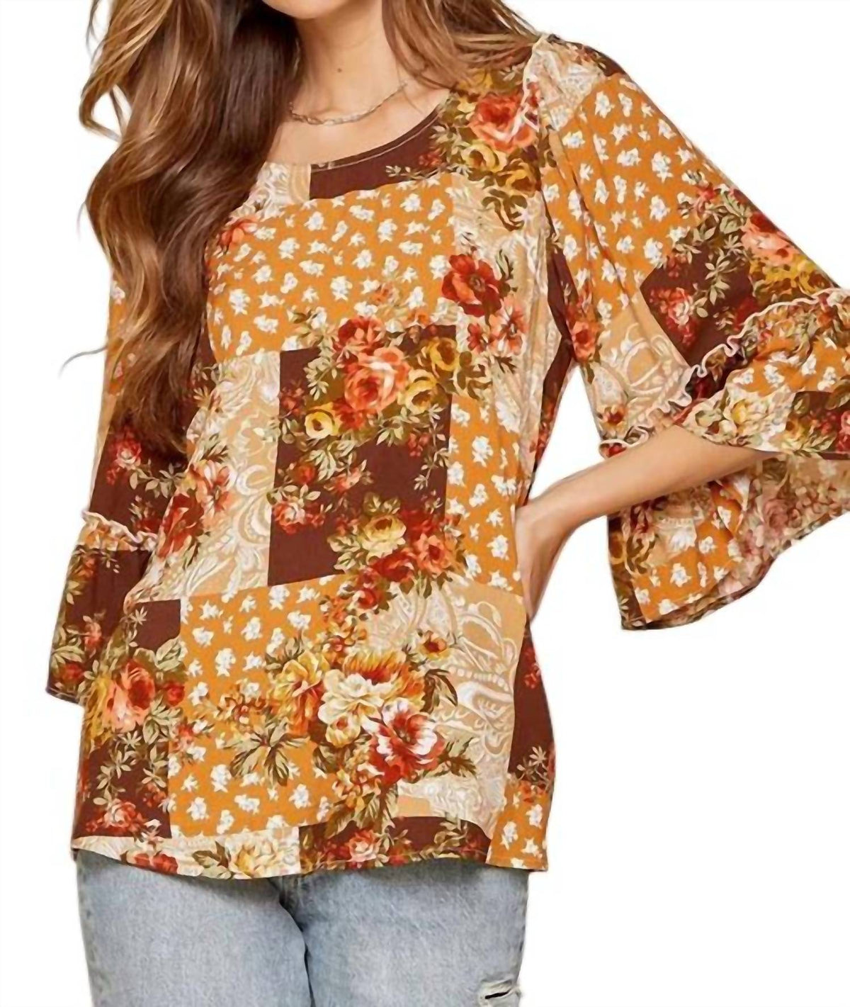 Andree By Unit - Take Me Away Floral Blouse