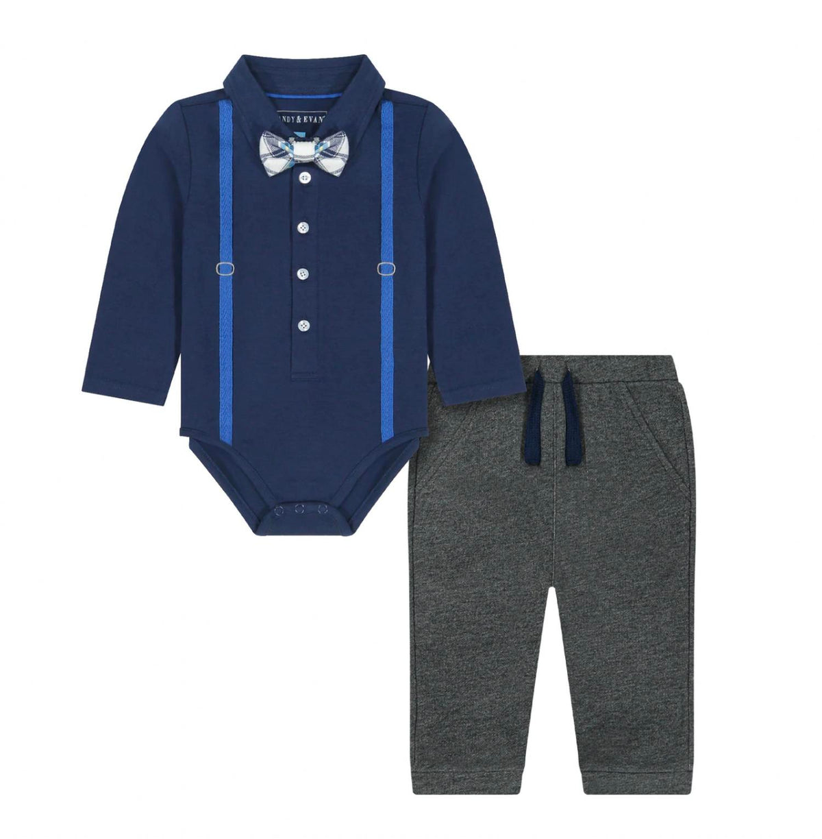 Andy & Evan - Boy's Polo Shirtzie Set