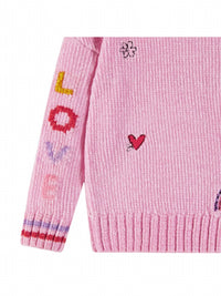 Andy & Evan - Kid's Chenille Sweater And Printed Legging Set