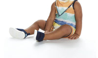 Andy & Evan - Kid's Tie Dye Romper With Matching Bib