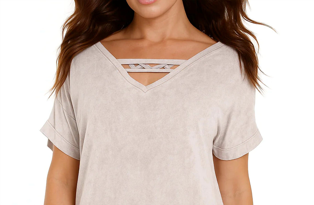 Angel Apparel - Front To Back Braided Top