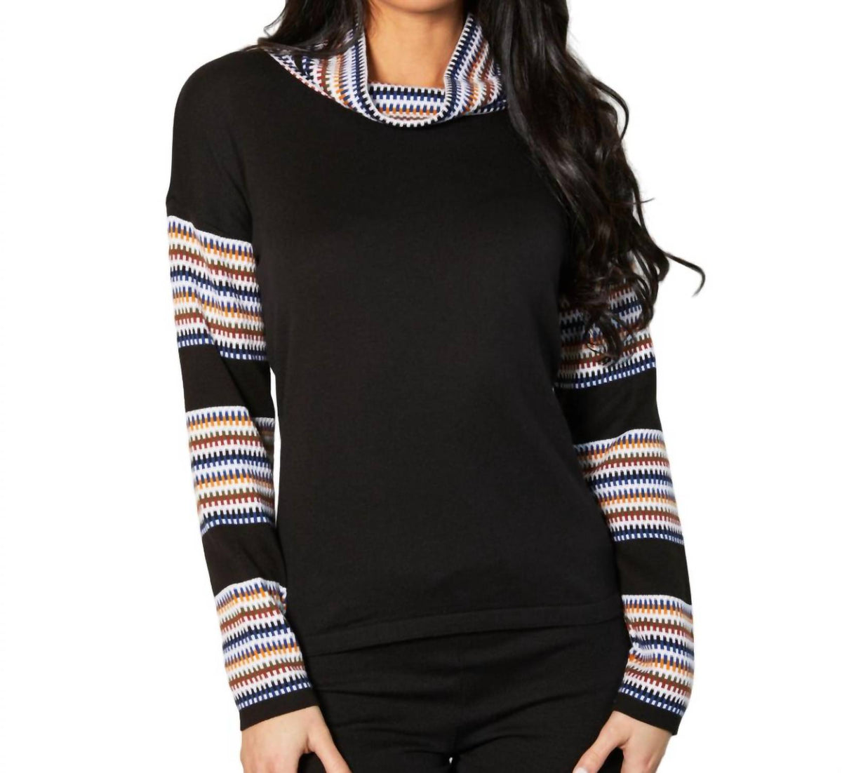 Long Sleeve Cowl Neck Sweater