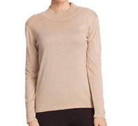 Long Sleeve Mock Neck Pullover
