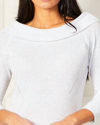 Angel Apparel - Off-The-Shoulder Drop Neck Top