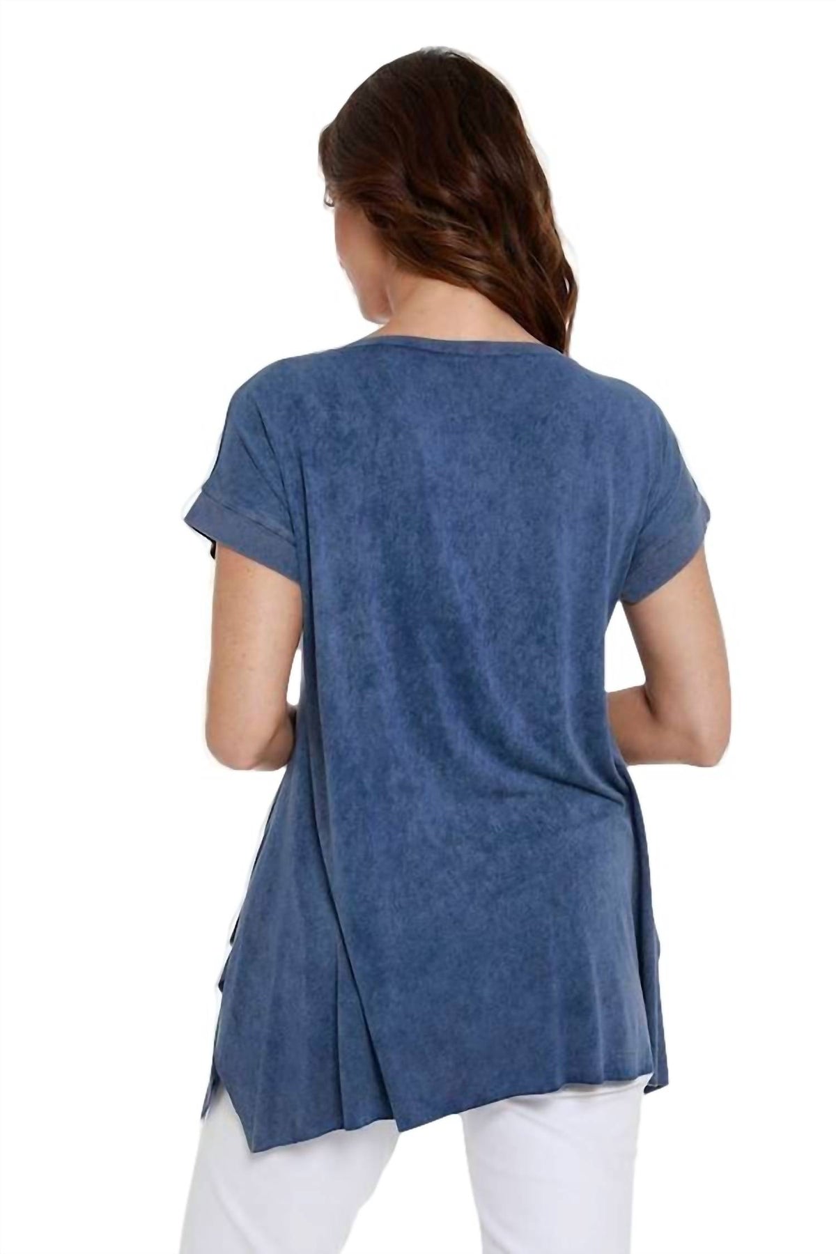 Beaded Short Sleeve Tunic