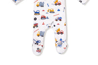 Angel Dear - Boys Zipper Footie