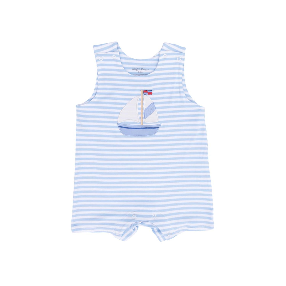 Angel Dear - Bubbly Sailboat Stripe Jonjon