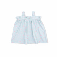 Angel Dear - Kid's Top With Bows And Ruffle Leg Bloomer