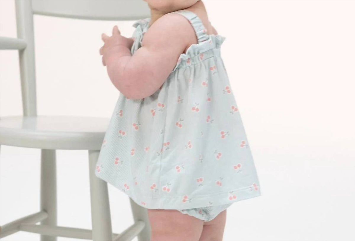 Angel Dear - Kid's Top With Bows And Ruffle Leg Bloomer
