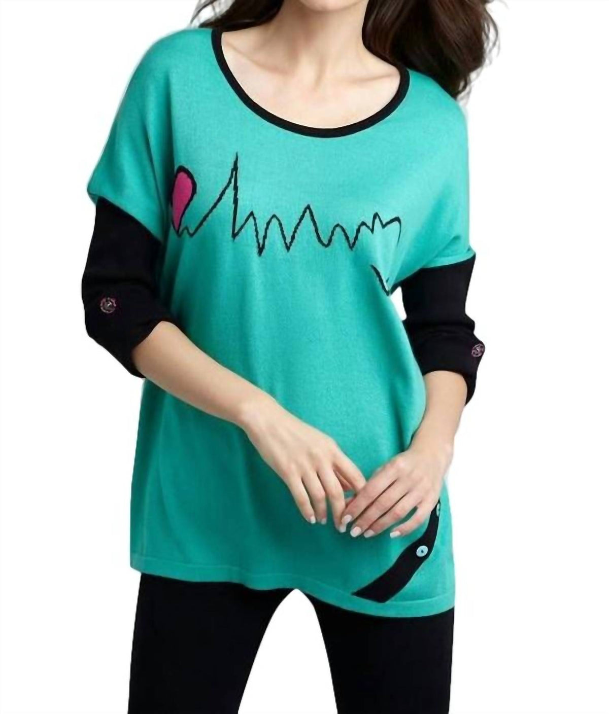 Angel - Heartbeat Graphic Sweater