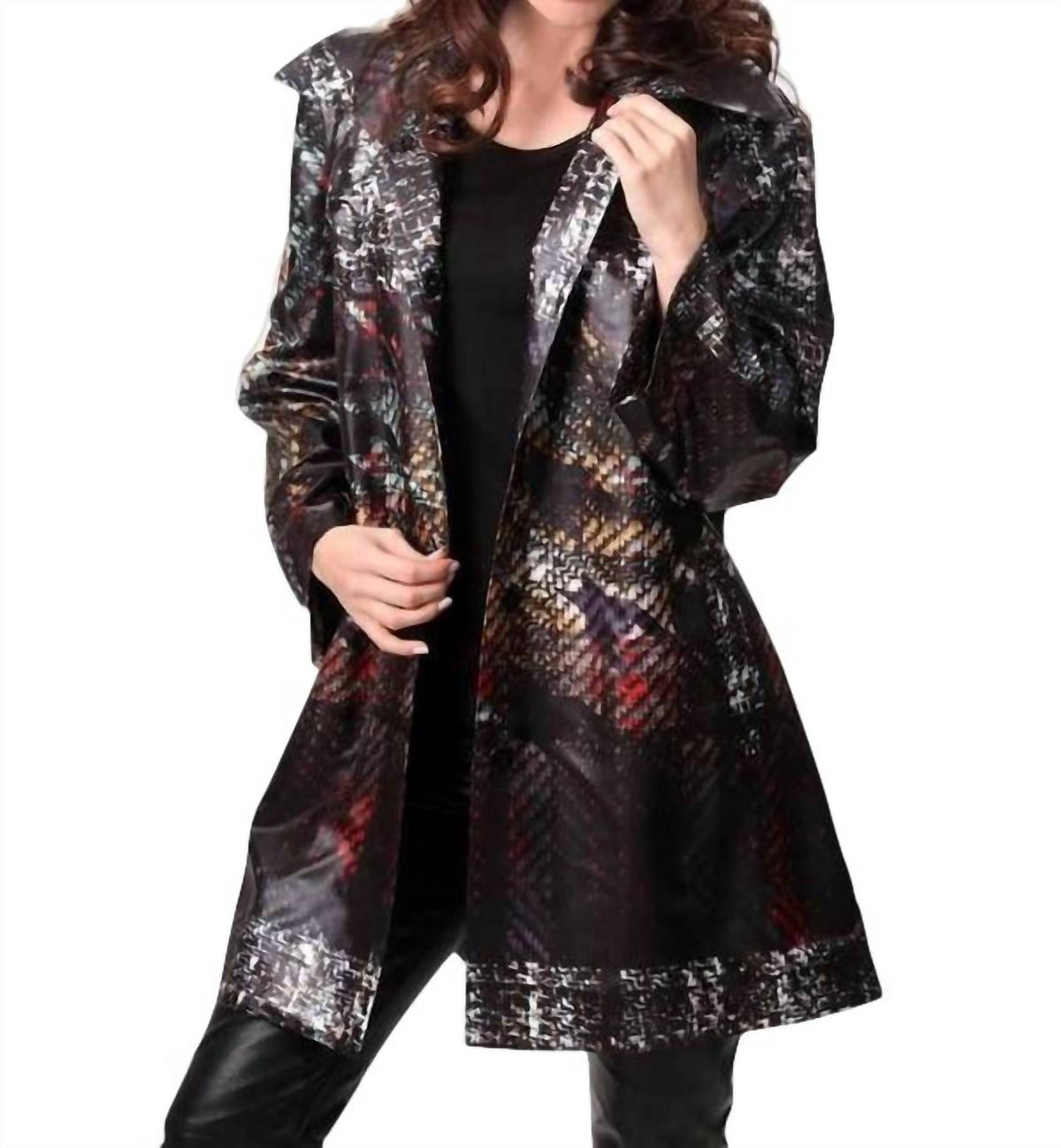 SNAP-FRONT RAIN JACKET
