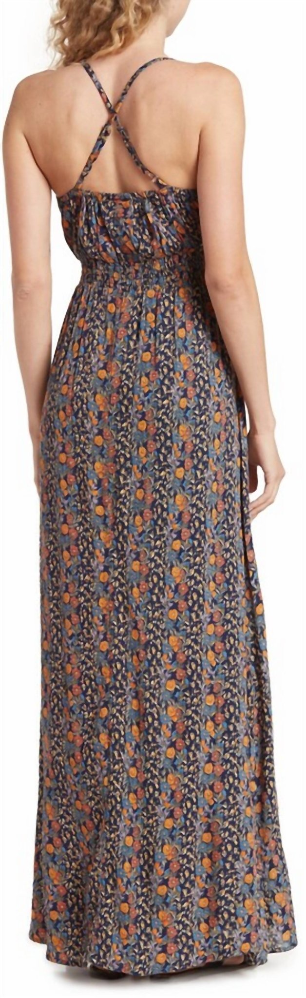 Angie - Suprlice Maxi Dress - blue - clothing - dresses