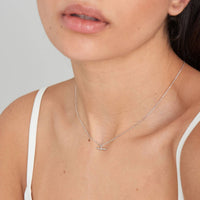 Ania Haie - Women's Rope T - bar Necklace - jewelry - necklaces - silver