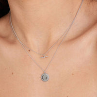 Ania Haie - Women's Rope T - bar Necklace - jewelry - necklaces - silver