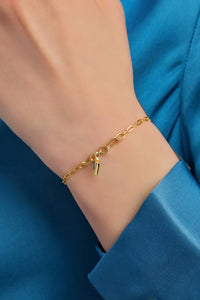 Ania Haie - Women's Sparkle Drop Pendant Chain Bracelets - bracelets - gold - jewelry