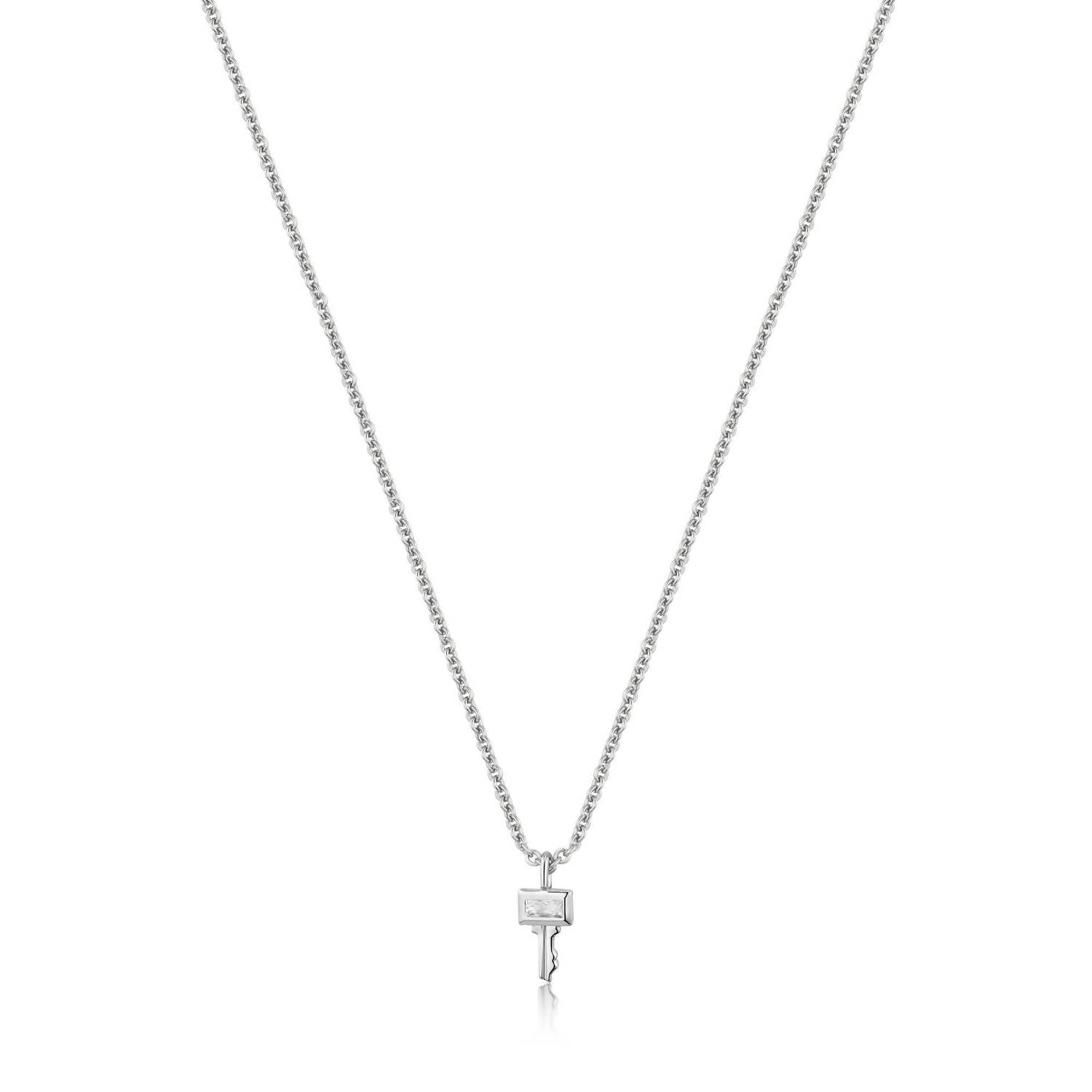 Ania Haie - Women's Under Lock & Key Necklace - jewelry - necklaces - silver