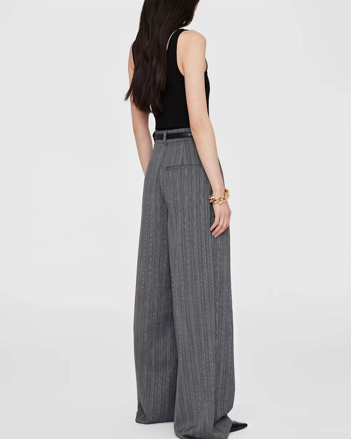 Anine Bing - Ginny Natural Drape Bodysuit