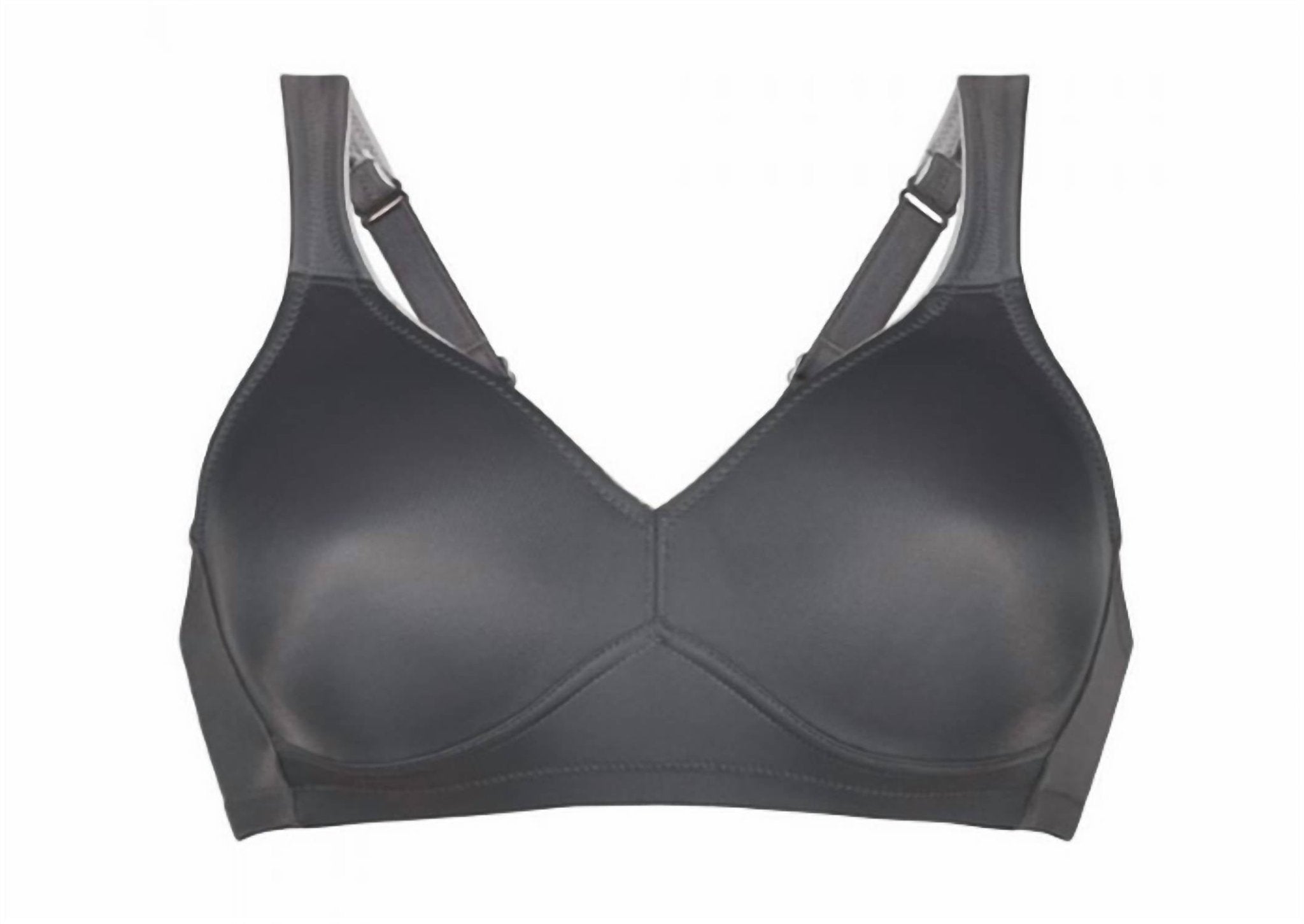 Anita - Twin Wireless Soft Bra - black - bras - clothing