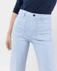 Ann Mashburn - Coco Patch Pocket Jean - blue - clothing - cotton - blend