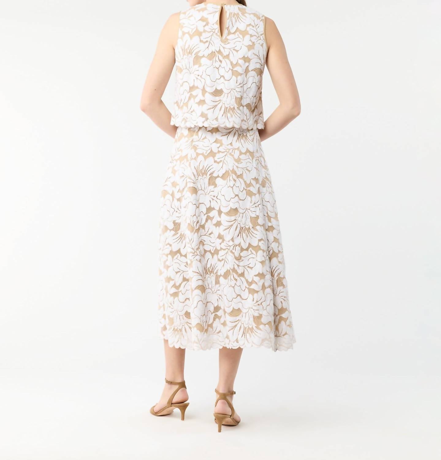 Ann Mashburn - Gia Shell Top - beige - blouses - clothing