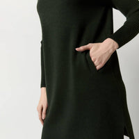 Ann Mashburn - Hadley Mock Neck Dress - clothing - dresses - green